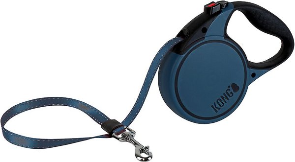 KONG Retractable Terrain Nylon Reflective Retractable Dog Leash