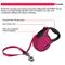Show in main carousel: KONG Retractable Terrain Nylon Reflective Retractable Dog Leash, Fuchsia, Medium: 16-ft long, 7/16-in wide slide 5 of 7