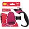Show in main carousel: KONG Retractable Terrain Nylon Reflective Retractable Dog Leash, Fuchsia, Small: 16-ft long, 3/8-in wide slide 5 of 6