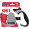 Show in main carousel: KONG Retractable Terrain Nylon Reflective Retractable Dog Leash, Grey, Medium: 16-ft long, 7/16-in wide slide 5 of 6