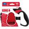 Show in main carousel: KONG Retractable Terrain Nylon Reflective Retractable Dog Leash, Red, Medium: 16-ft long, 7/16-in wide slide 5 of 6