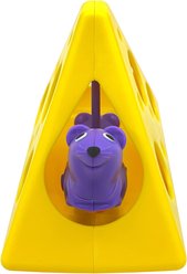 KONG Rewards Rocker Cheese Motion Cat Toy, Yellow slide 2 of 5