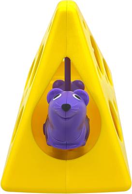 Show full view: KONG Rewards Rocker Cheese Motion Cat Toy, Yellow slide 4 of 5