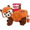 Show in main carousel: KONG Scampers Red Panda Squeaky Dog Plush Toy, Brown, Medium slide 3 of 5