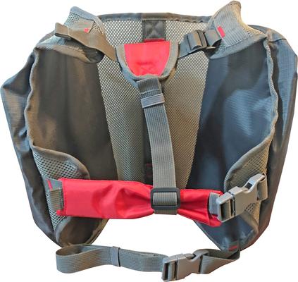 Show full view: KONG Scout Travel Day Dog Pack, Red/Gray, Small slide 3 of 9