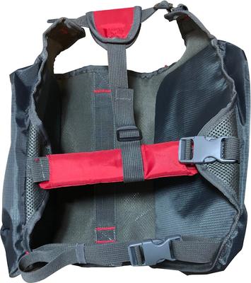 Show full view: KONG Scout Travel Day Dog Pack, Red/Gray, Small slide 5 of 9