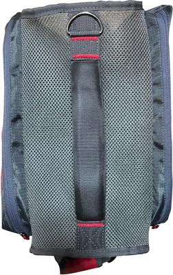 Show full view: KONG Scout Travel Day Dog Pack, Red/Gray, Small slide 7 of 9