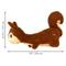 Show in main carousel: KONG Scruffs Squirrel Squeaky Dog Plush Toy, Brown, Medium/Large slide 2 of 4