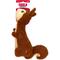 Show in main carousel: KONG Scruffs Squirrel Squeaky Dog Plush Toy, Brown, Medium/Large slide 3 of 4