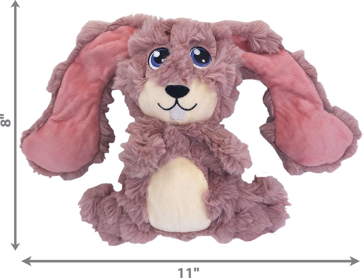 KONG Scrumplez Bunny Dog Toy, Purple, Medium - Chewy.com