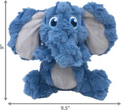 KONG Scrumplez Elephant Dog Toy, Blue, Medium slide 2 of 4