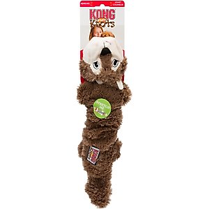 KONG Scrunch Knots Squirrel Dog Toy, Medium/Large
