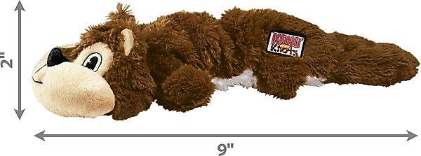Show full view: KONG Scrunch Knots Squirrel Dog Toy, Small/Medium slide 3 of 8