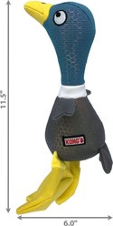 KONG Shakers Shimmy Mallard Plush Dog Toy, Green slide 2 of 3