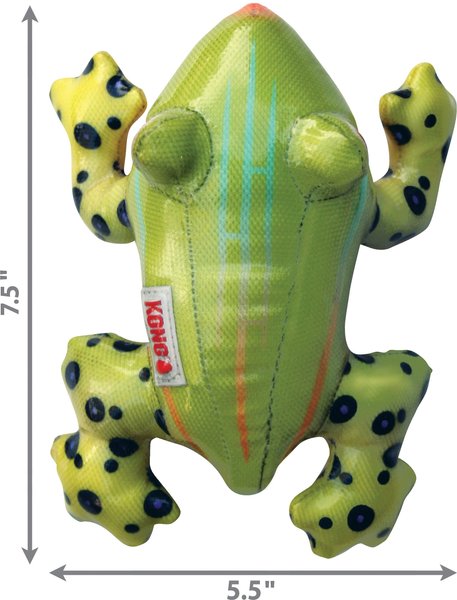 KONG Shieldz Tropics Frog Dog Toy