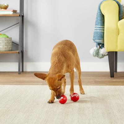 Show full view: KONG Signature Balls Dog Toy, 2-pack, Red, Small slide 5 of 7