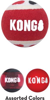 Show full view: KONG Signature Balls Dog Toy, Large, 3 count slide 4 of 5
