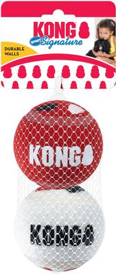 Show full view: KONG Signature Sport Balls Dog Toy, Red, Large slide 4 of 6