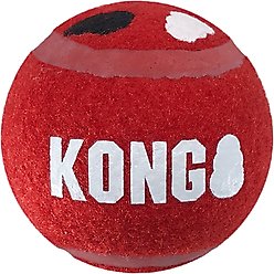 KONG Signature Sport Balls Dog Toy, Red, Medium