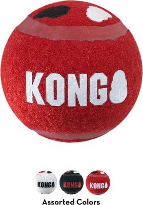 Show full view: KONG Signature Sport Balls Dog Toy, Red, X-Small slide 5 of 6