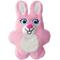 Show in main carousel: KONG Snuzzles Kiddos Bunny Tough Squeaky Dog Plush Toy, Pink, Small slide 1 of 5
