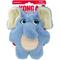 Show in main carousel: KONG Snuzzles Kiddos Elephant Tough Squeaky Dog Plush Toy, Blue, Small slide 3 of 5