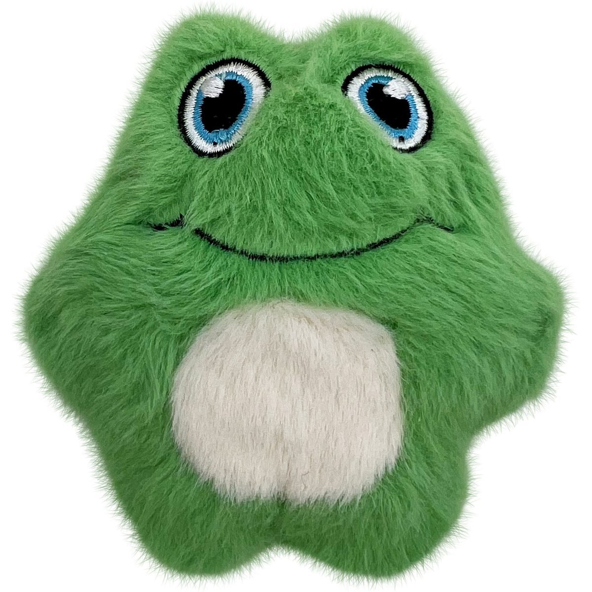 KONG Snuzzles Mini Frog Squeaky Dog Plush Toy, Green, X-Small