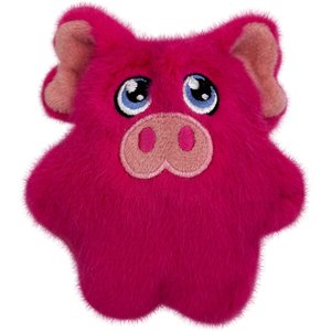KONG Snuzzles Mini Pig Squeaky Dog Plush Toy, Pink, X-Small