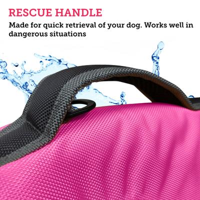 Show full view: KONG Sport AquaPro Dog Flotation Vest, Pink, Large slide 4 of 7