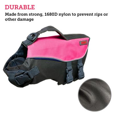 Show full view: KONG Sport AquaPro Dog Flotation Vest, Pink, Large slide 3 of 7