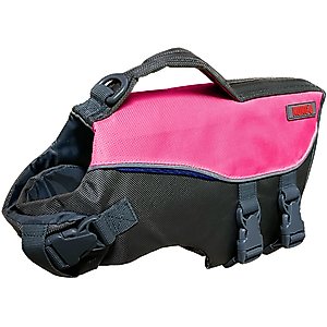 KONG Sport AquaPro Dog Flotation Vest, Pink, Medium