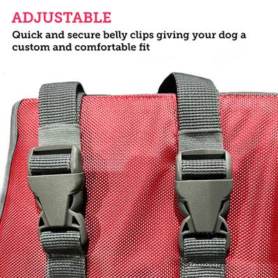Show full view: KONG Sport AquaPro Dog Flotation Vest, Red/White/Blue, X-Small slide 5 of 7