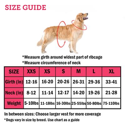 Show full view: KONG Sport AquaPro Dog Flotation Vest, Red/White/Blue, X-Small slide 2 of 7