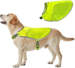 KONG Sport Hiker Polyster Dog Safety Vest, Neon Yellow, Large