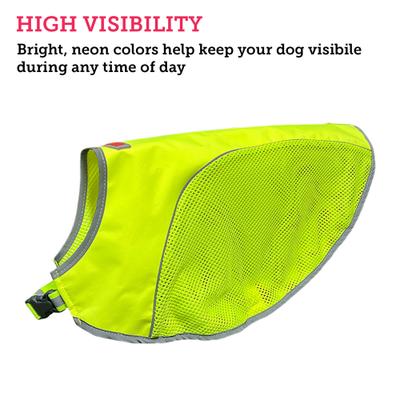 Show full view: KONG Sport Hiker Polyster Dog Safety Vest, Neon Yellow, Large slide 3 of 8
