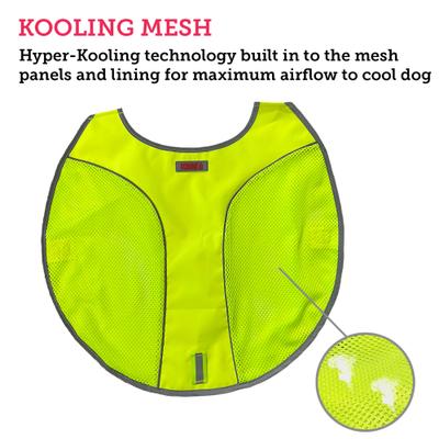 Show full view: KONG Sport Hiker Polyster Dog Safety Vest, Neon Yellow, Small slide 5 of 9