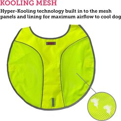 KONG Sport Hiker Polyster Dog Safety Vest, Neon Yellow, X-Small slide 2 of 7