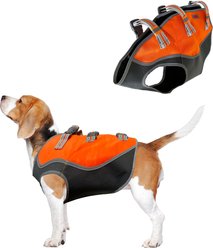 KONG Sport Hunter Polyster Dog Safety Vest, Blaze Orange /Charcoal, Large
