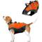 Show in main carousel: KONG Sport Hunter Polyster Dog Safety Vest, Blaze Orange /Charcoal, Large slide 1 of 7