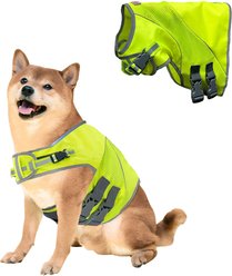KONG Sport Mountain Polyster Dog Safety Vest, Neon Yellow, Medium