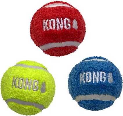 Show full view: KONG Sport Softies Dog Ball Toy, Assorted, Medium, 3 count slide 1 of 5