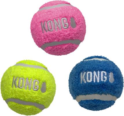 Show full view: KONG Sport Softies Dog Ball Toy, Assorted, Small, 3 count slide 1 of 5