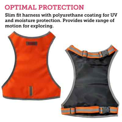 Show full view: KONG Sport Ultra Lite Polyester Dog Safety Vest, Blaze Orange, X-Small slide 4 of 9