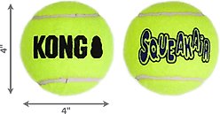 KONG Squeakair Ball Dog Toy, X-Large slide 2 of 4
