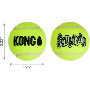 KONG Squeakair Balls Packs Dog Toy, Large
