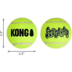 KONG SqueakAir Balls Packs Dog Toy, Medium, 6 count