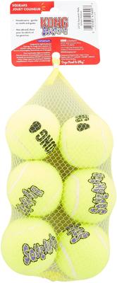 Show full view: KONG SqueakAir Balls Packs Dog Toy, Medium, 6 count slide 7 of 8