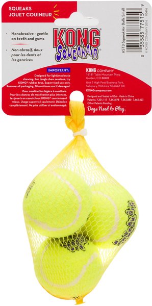 Show full view: KONG Squeakair Balls Packs Dog Toy, Small slide 8 of 9