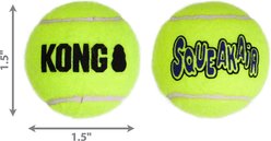 KONG Squeakair Balls Packs Dog Toy, X-Small slide 2 of 4