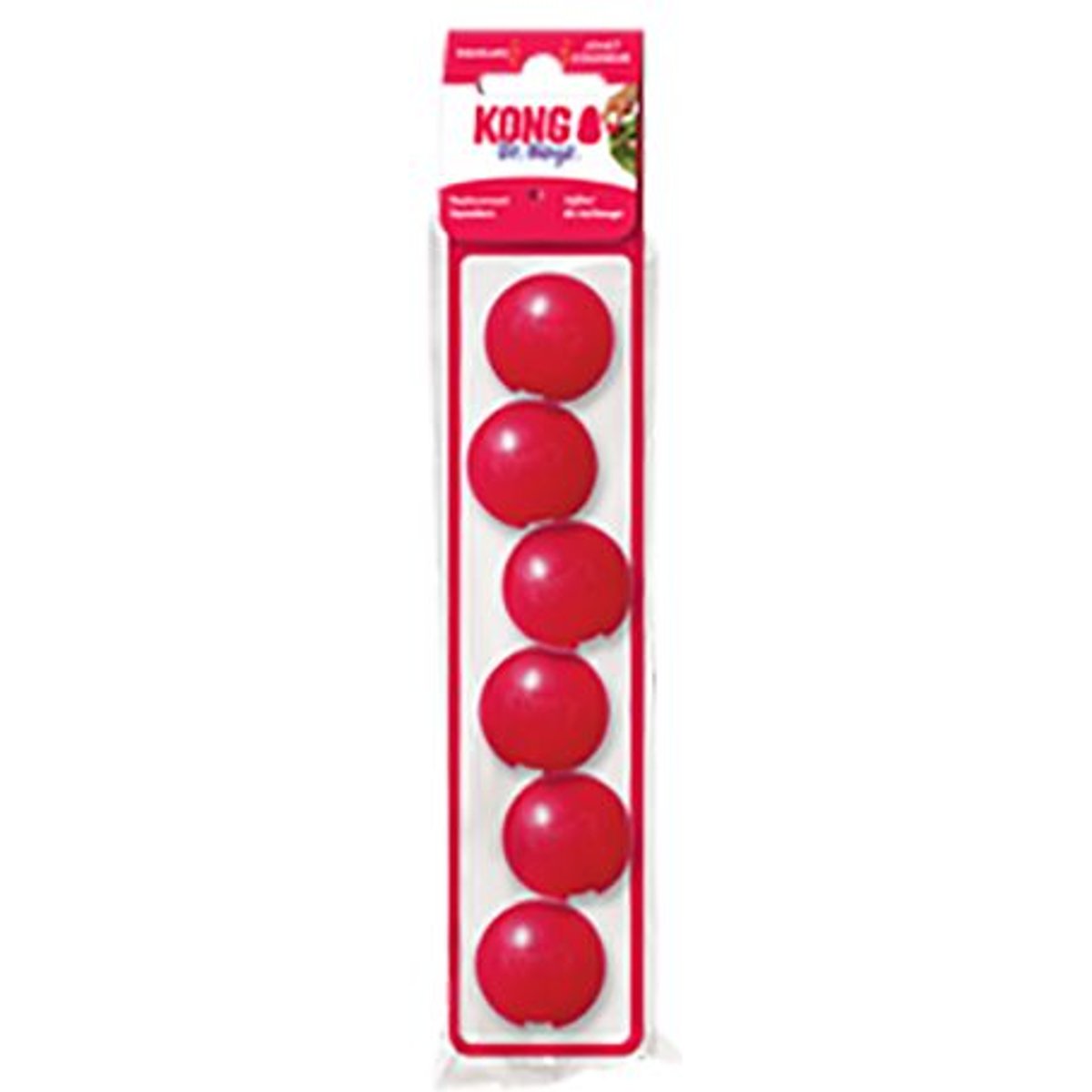 KONG Large Size Squeaker Refills for Dog Toy, 6-pack